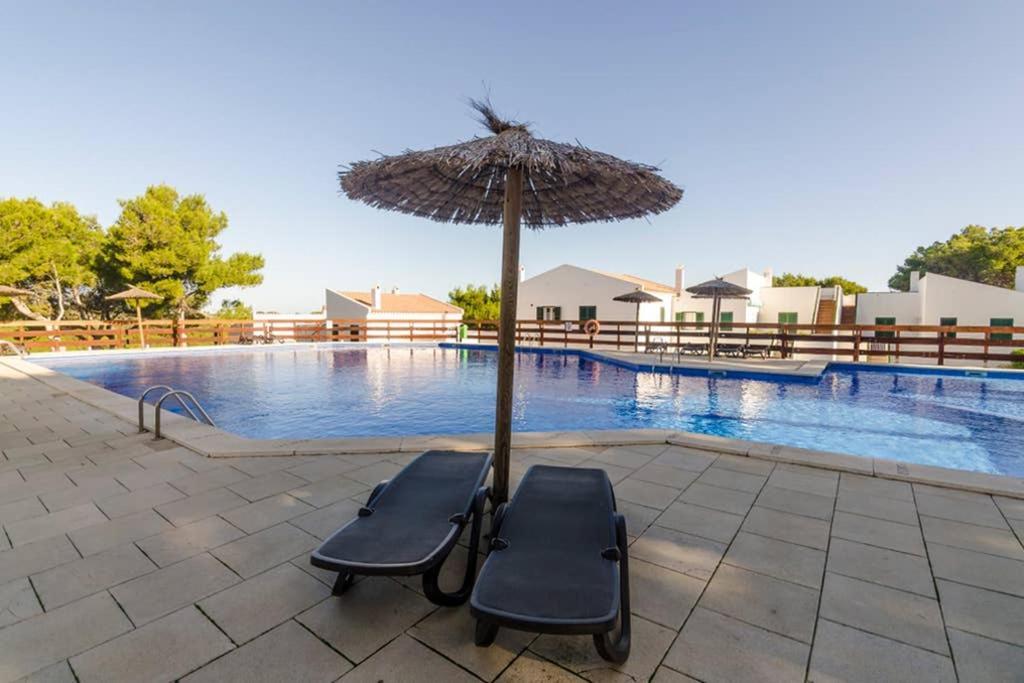 Happy Menorca Apartamento Duplex ,Piscina,Aire Acondicionado,Wiffi Port d'Addaia Exterior foto